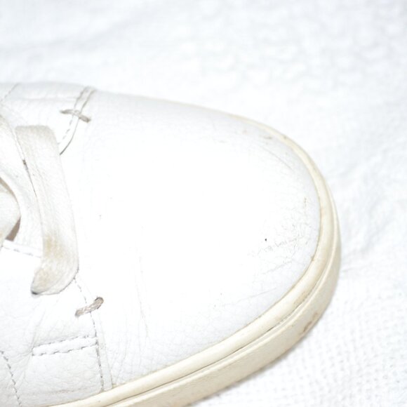 Frye White‎ Leather Casual Sneakers Size 7 M - Picture 6 of 10